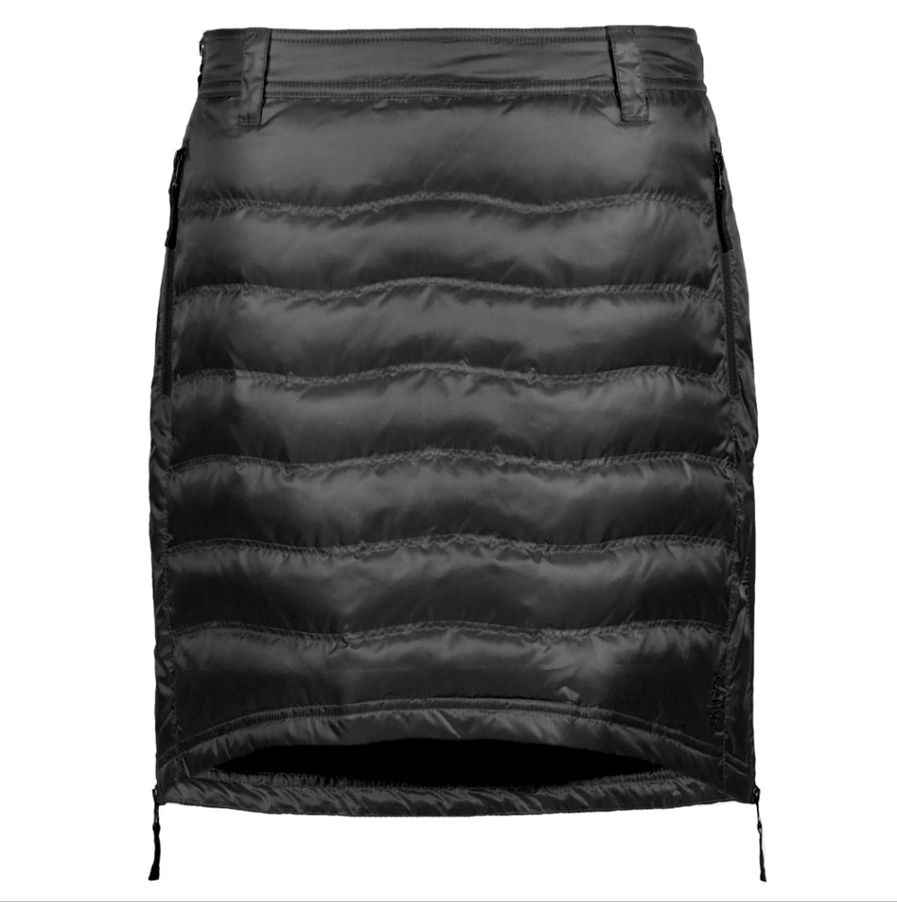 Black Quilted Mini Skirt